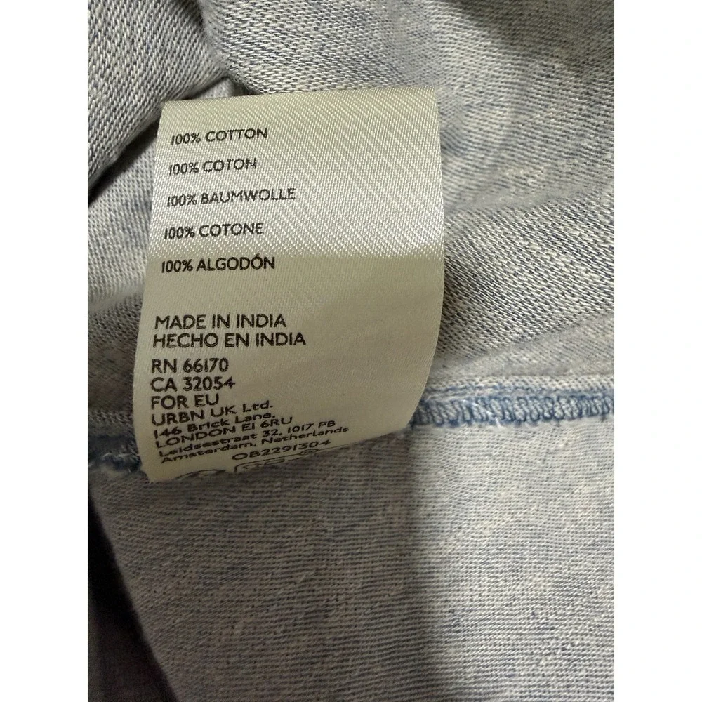 Free People We The Free Baby Blues Summit Shirt Blue As Header Women's Size‎ XS